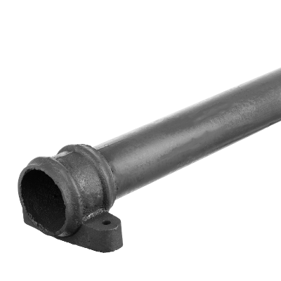 2½'' Round 6ft Downpipe Length + Cast Eared Collar