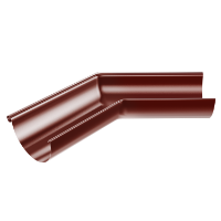 125mm Half Round External Angle 135° (Wine Red)