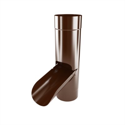 87mm Dia Downpipe Rainwater Diverter (Chocolate Brown)