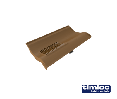 Single Pantile Tile Vent Brown