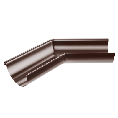 150mm Half Round External Angle 135° (Chocolate Brown)