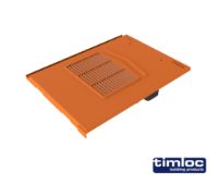 Flat Edge Tile Vent Terracotta