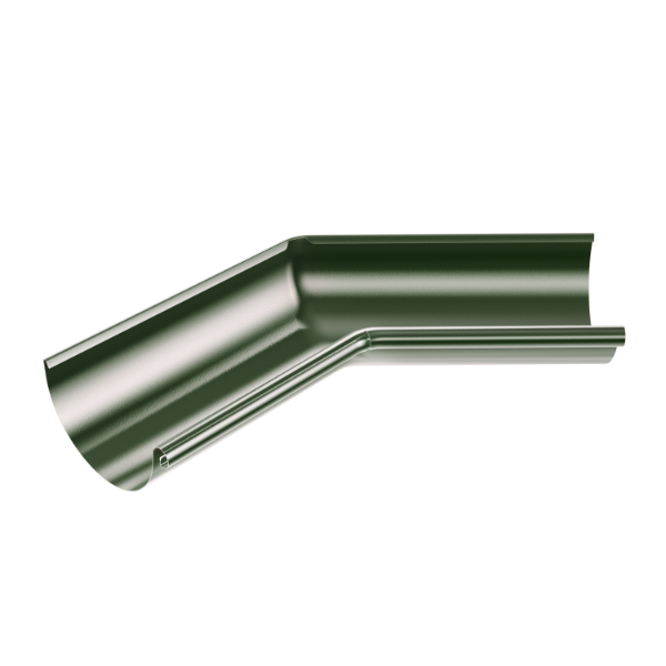 125mm Half Round Internal Angle 135° (Chrome Green)