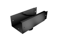 125x100mm Joggle Joint Box Gutter 63mm Round Outlet