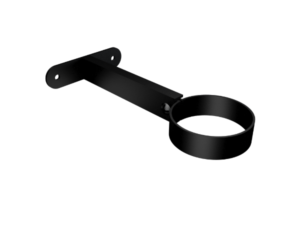 76mm Round Adjustable 200mm Stand Off Pipeclip