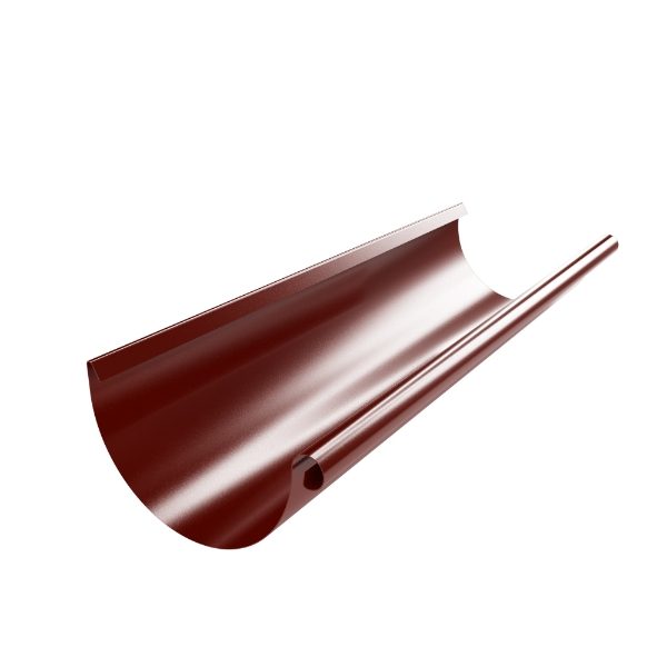 125mm Half Round Gutter 3.00m (Wine Red)