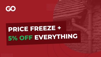 Price Freeze + Sitewide Sale - Gutters Online