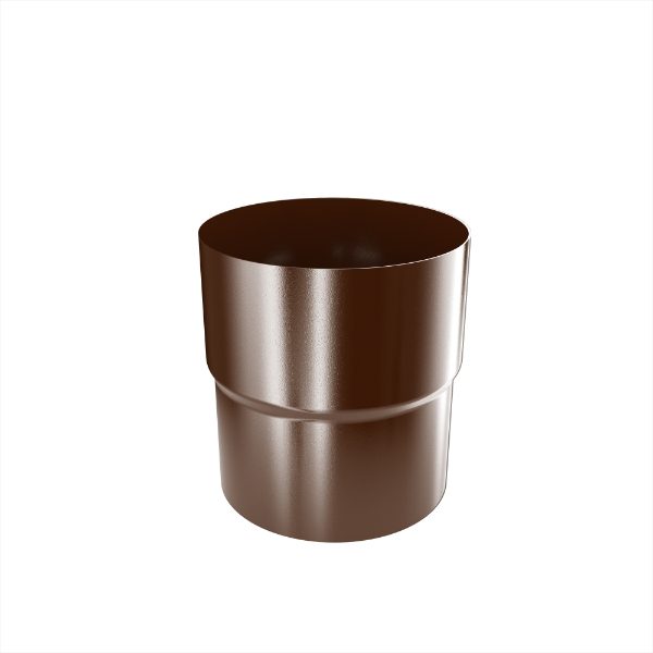 87mm Dia Downpipe Connector (Chocolate Brown)